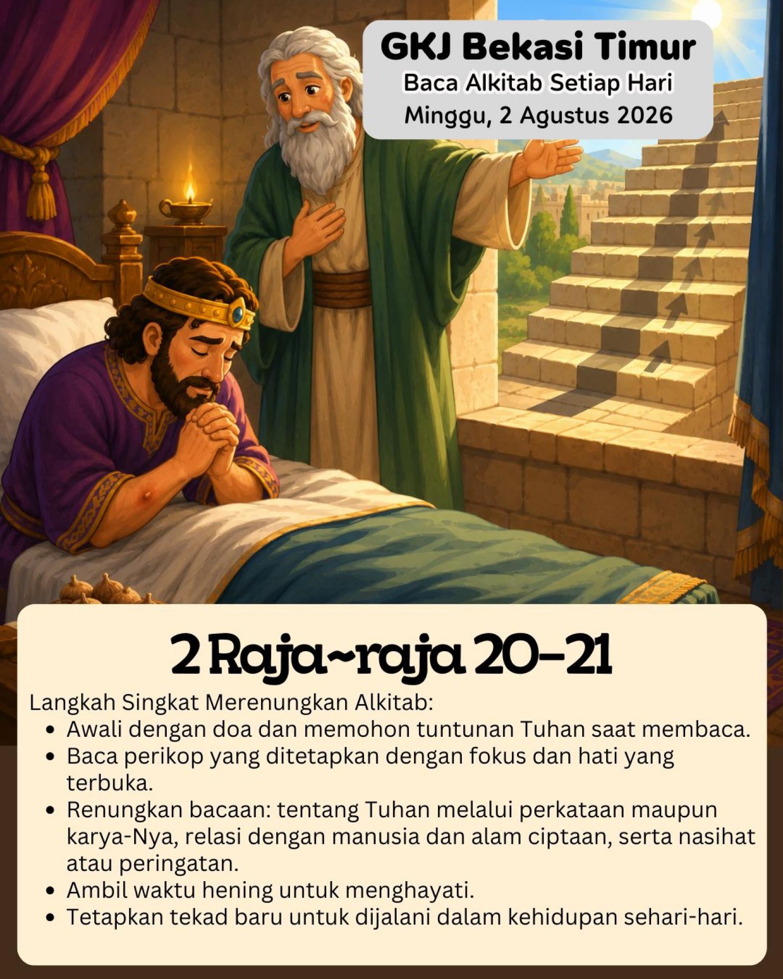 Ilustrasi 2 Raja-raja 20–21