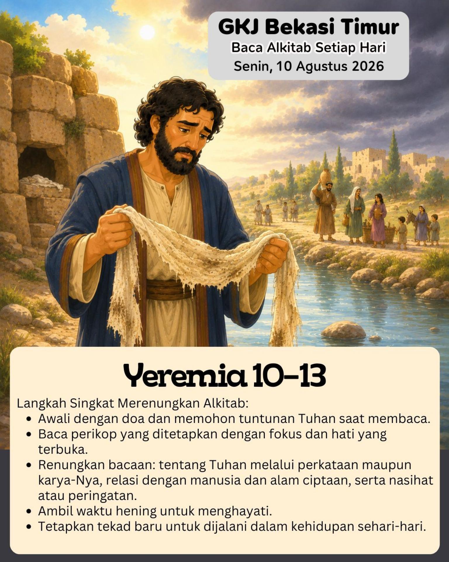 Ilustrasi Yeremia 10–13