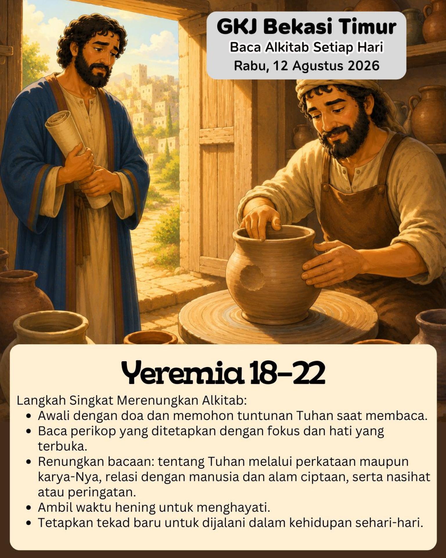 Ilustrasi Yeremia 18–22