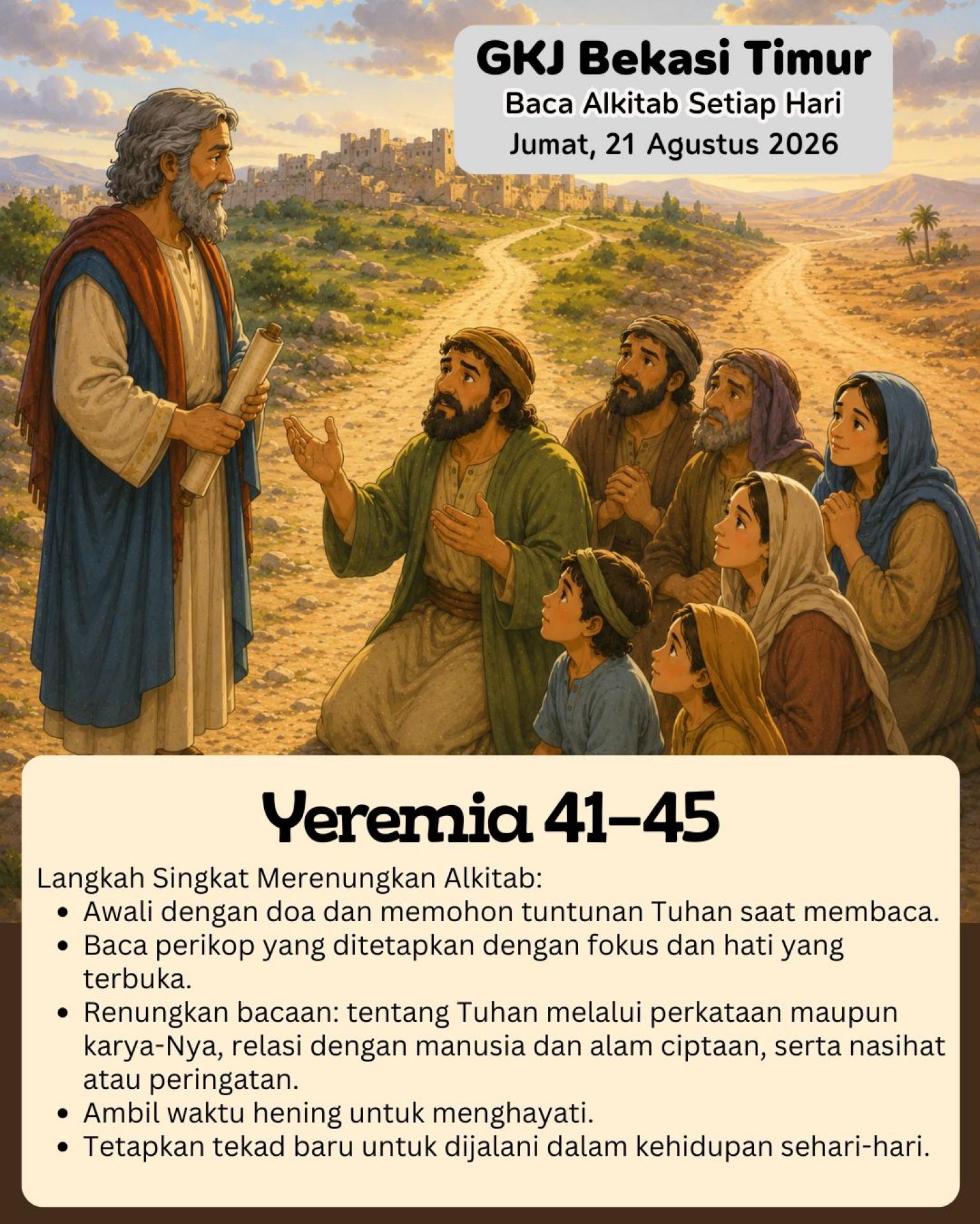 Ilustrasi Yeremia 41–45