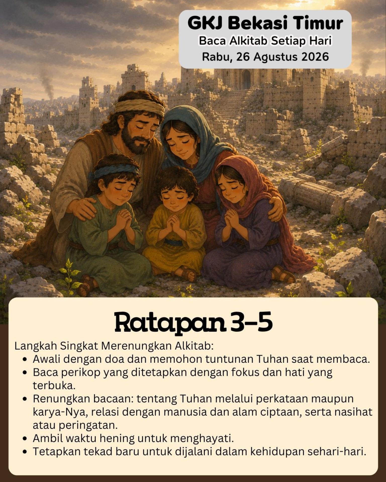 Ilustrasi Ratapan 3–5