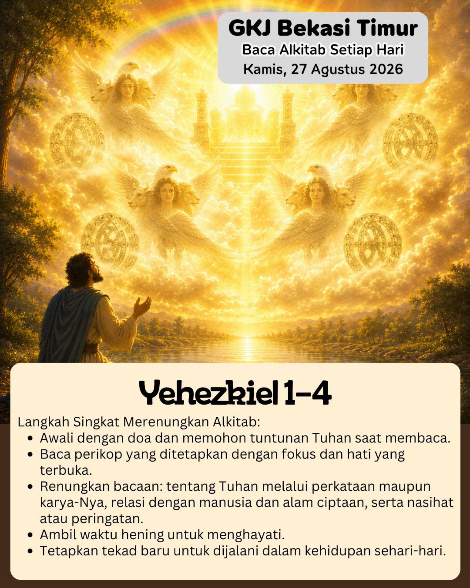 Ilustrasi Yehezkiel 1–4