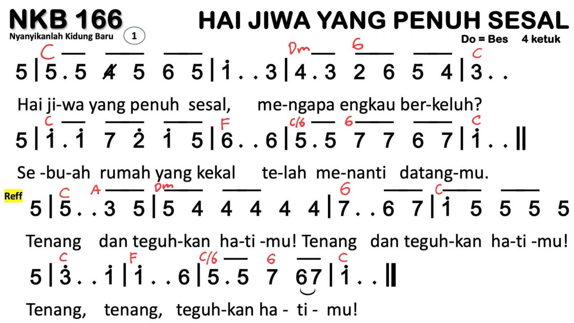 Partitur Chord NKB 166